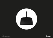 Schaduwbord stickervellen (Vikan kleuren) | Zwart