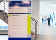 Interne bewegwijzering - welkomszuil ingang - bezoekers signing