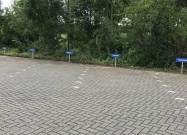 Externe bewegwijzering parkeerplaats borden