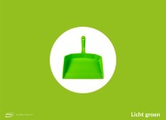 Schaduwbord stickervellen (Vikan kleuren) | Licht groen